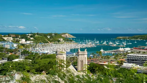 A view of Nouméa, New Caledonia.