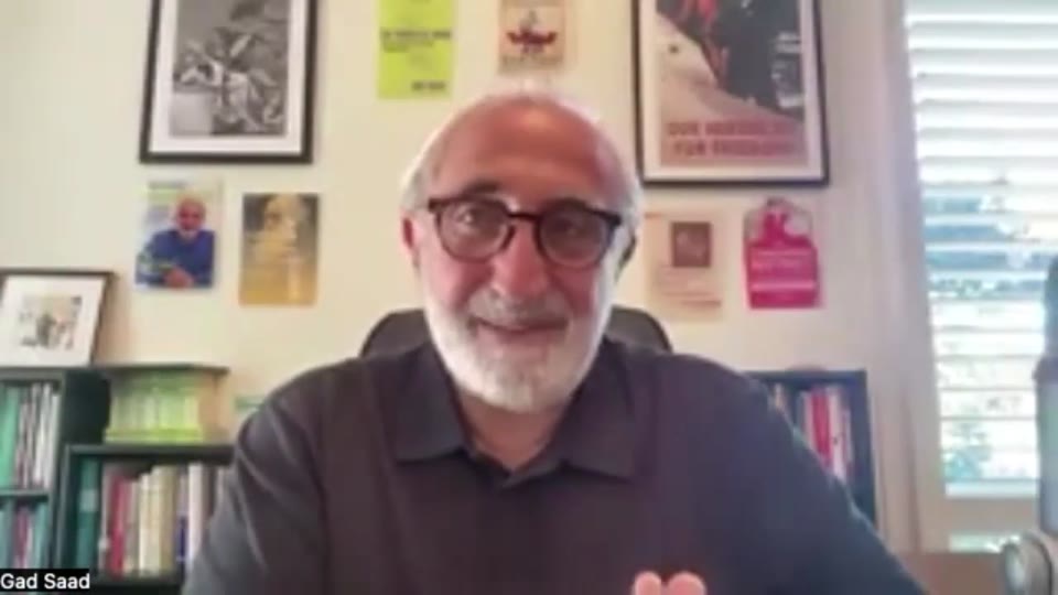 Gad Saad, video still from Middle East Forum Podcast